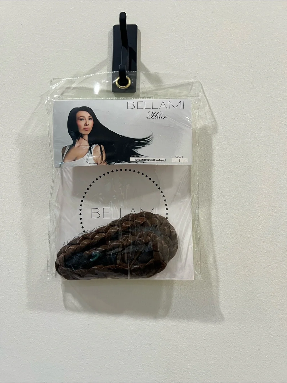 BELLAMI Braided Headband - Dark Brown